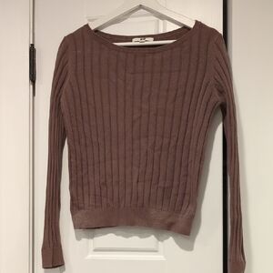 Uniqlo Women's Ribbed Tan Sweater